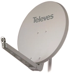 Televes SAT-Spiegel wei&szlig; S85QSD-W OSD-Line BxH85x95cm Feedarm klappbar