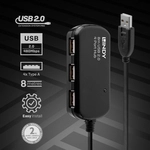 LINDY USB 2.0 Aktiv-Verl&auml;ngerungs-Hub Pro 4 Port 8m