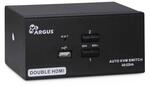 Inter-Tech KVM Switch AS-22HA HDMI, 2 Port, Metall