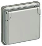 Legrand 077834 Steckdose IP44 m.erh.Ber&uuml;hrungsschutz Soliroc grau