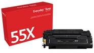 Everyday &trade; Schwarz Toner von Xerox, kompatibel mit HP 55X (CE255X/ CRG-324II), High