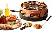 Emerio Kombi-Pizza Ofen,Pizzarette,Raclette,Grill, 6 Pers.