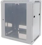 INTELLINET Wandverteiler 12HE 570x600mm grau,unmontiert