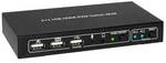 Techly KVM Switch USB, HDMI, 4K, 2 Wege