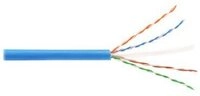 DIGITUS Instal-kab Cat6a U/UTP tw.Pair 305m lichtblau