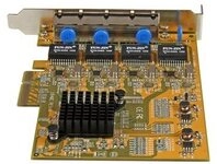 STARTECH 4 Port PCIe GbE Netzwerkkarte