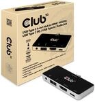 Club3D USB-C 4in1-HUB >HDMI/USB/USB-C/Audio 4K60Hz PD100W retail