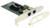 DELOCK PCI Express x1 Karte 2 x RJ45 Gigabit LAN i82576