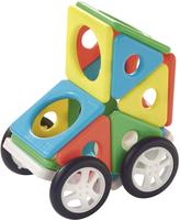 Millennium Magnets Cars, 8 Dreiecke, 12 Quadrate, 2 R&auml;ders.