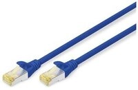 DIGITUS CAT 6A S/FTP Patchkabel, 0,5m, blau