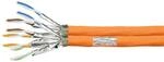 Logilink Verlegekabel S/FTP Cat7 AWG23 1000MHz,orange,duplex