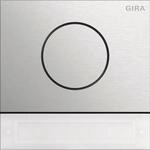GIRA 5569920 T&uuml;rstationsmodul IBN-Taste System 106 Edelstahl