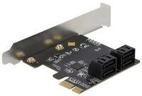 DELOCK 4 Port SATA PCI Express x1 Karte Low Profile Formfakt DELOCK 4 Port SATA PCI Express x1 Karte Low Profile Formfakt