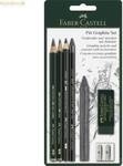 FABER-CASTELL Set Pitt Graphite BK