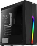 AeroCool Geh Midi Bolt Black RGB MicroATX/ATX/Mini-ITX o.N.
