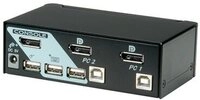 ROLINE DisplayPort USB 2.0 KVM Switch 1U