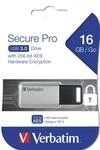 USB-Stick 16GB Verbatim 3.2 Drive Secure Data Pro (PC&MAC)