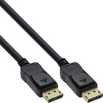 InLine&reg; DisplayPort Kabel, schwarz, vergoldete Kontakte, 3m