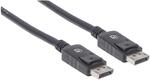 MANHATTAN DisplayPort Kabel St/St 1.0m geschirmt schwarz