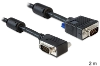 DELOCK VGA-Kabel D-Sub15 -> D-Sub15 St/St 2.00m sw 90