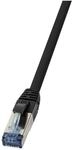 Logilink Patchkabel CAT6A S/FTP AWG27f.50,00m Industrie schw