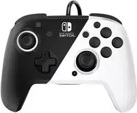 PDP Controller Faceoff Deluxe+Audio schwarz/wei&szlig; Switch