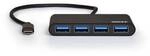 Port USB-C Hub 4 Port 3.0 5Gbps Verteiler Adapter