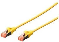 DIGITUS CAT 6 S/FTP Patchkabel, 10 St&uuml;ck, 3m, gelb