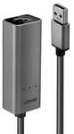 Lindy 43313 Kabeladapter USB-A RJ-45 Silber