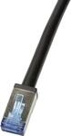 Logilink Outdoor PE Patchkabel CAT.6A S/FTP, schwarz, 1,0m