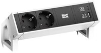 BACHMANN DESK2 2xSchutzkontakt USB A&C