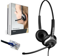 GEQUDIO Headset 2-Ohr f&uuml;r Cisco mit Kabel