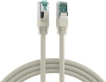 RJ45 Patchkabel Cat.6A S/FTP LSZH, grau 30m