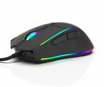 INCA Gaming Maus RGB/ 6400DPI/ 7Tasten/USB 1.80m schwarz retail
