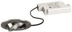 BRUM Einbaustrahler rund 6W nickel BB03 650lm 3000K DA68 ET36 inkl dim. Konver.