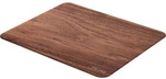 InLine&reg; WoodPad, Echtholz Mauspad, 240x200mm, Walnuss