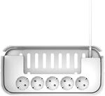 RealPower Steckdosenw&uuml;rfel PowerBox 522 + 2xUSB-A / 2xUSB-C