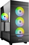 Sharkoon Geh&auml;use Rebel C50 RGB ATX 1xGlas schwarz