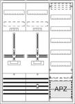 Striebel Komplettschrank mit APZ DA37CG 3-Punkt 1100x800mm 2 Z&auml;hlerpl.+ 1 Vertf.