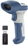 inateck Barcodescanner 73 White Blue Kit Wireless 2D