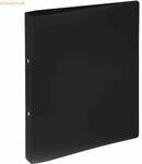 PAGNA Ringbuch A4 25mm PP 2-Ring-Mechanik schwarz