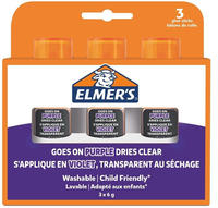 Elmers Klebestift Disappearing Purple 6G - 3er Blister