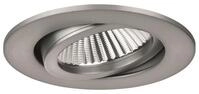 BRUM Einbaustrahler rund 6W chrom BB03 650lm 3000K DA68 ET36 inkl dim. Konvert