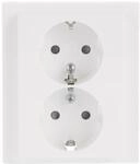 BJ 202 EUJB-84 SCHUKO 202 EUJB-84 Doppelsteckdose volle Abdeckung EBS