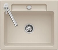 Villeroy & Boch Einbausp&uuml;le Siluet 60 S 334601 600x 510mm aus TitanCeram Snow...