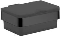 emco loft Feuchtpapierhalter Kunststoffbox schwarz/schwarz, 053913301 053913301