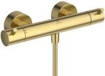 Ideal Standard Brausethermostat Aufputz Ceratherm T125 Pin-Griffe Brushed Gold,