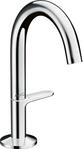 Hansgrohe Waschtischmischer Select 140 Axor One mit Push-Open Ablaufgarnitur chrom,