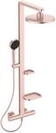 Ideal Standard Duschsystem Alu+ m.CTherm Brausethem. 2 Ablagen, 2F-HB und