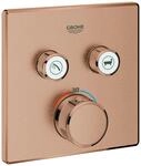 GROHE Thermostat Grohtherm SmartControl 29124 eckig FMS 2 ASV warm sunset geb.,
